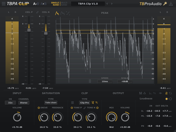 TBPAClip - Clipper and saturator